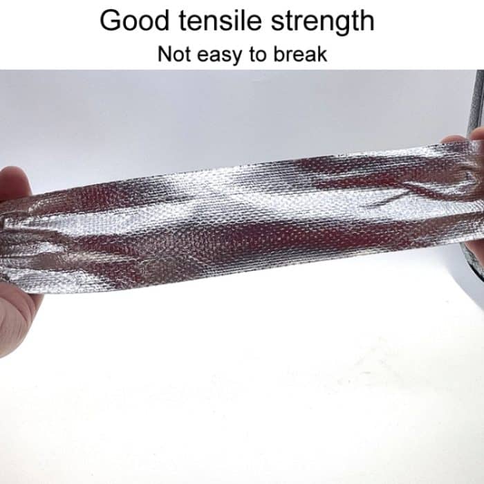 0,15 mm Glasfasergewebe Aluminiumfolie Klebeband Klimaanlage Rohr wasserdicht Naht Abdichtung Band, 3cm x 5m, 3cm x 10m, 3cm x 20m, 5cm x 5m, 5cm x 10m, 5cm x 20m – Bild 5