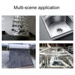 0,15 mm Glasfasergewebe Aluminiumfolie Klebeband Klimaanlage Rohr wasserdicht Naht Abdichtung Band, 3cm x 5m, 3cm x 10m, 3cm x 20m, 5cm x 5m, 5cm x 10m, 5cm x 20m – Bild 8