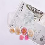 DIY Kristall Epoxid Querschnitt Oval Anhänger Ohrring Silikonform – Bild 4