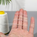 Kurzfaseriges Polyester-Reisbeutel-Versiegelungsgarn, Verpackungslinie, Baumwollgarn zum Nähen – Bild 4