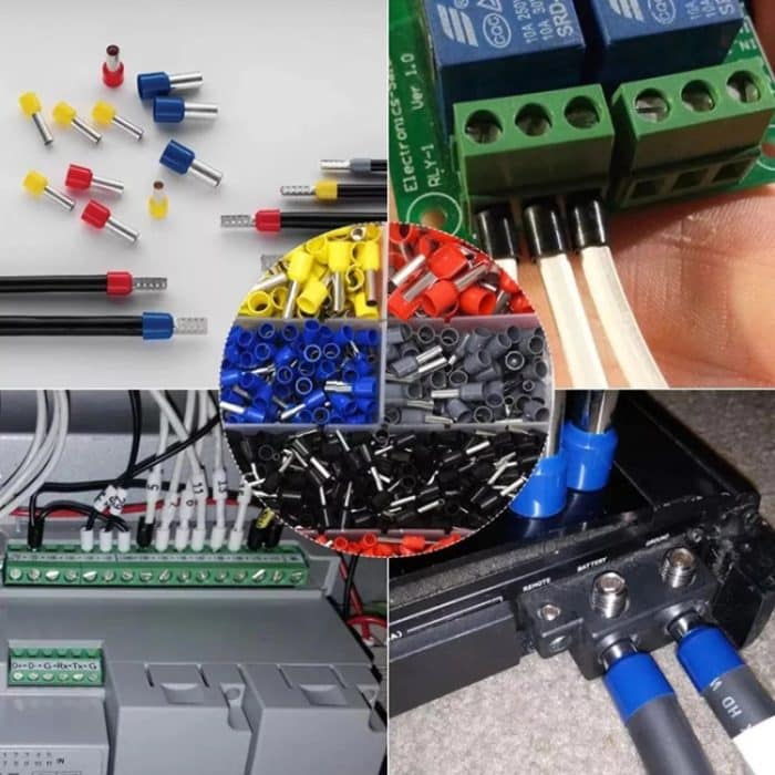 Rohrtyp Kaltgepresstes Klemmenblock-Crimpzangen-Kunststoffbox-Set, 800pcs /Set, 1200pcs /Set, 1230pcs /Set, 1800pcs /Set – Bild 6