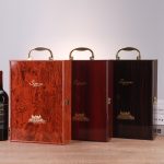 Doppelte Klavierlack-Rotwein-Kasten-hölzerner Verpackungs-Kasten-Wein-Geschenkbox mit Werkzeugen, Double (Rosewood), Double (Ebony), Double (Red Sandalwood) – Bild 2