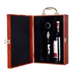 Doppelte Klavierlack-Rotwein-Kasten-hölzerner Verpackungs-Kasten-Wein-Geschenkbox mit Werkzeugen, Double (Rosewood), Double (Ebony), Double (Red Sandalwood) – Bild 3