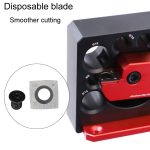 RUITOOL 8-teiliges Set, verstellbare 8-Loch-Bohrer und Schlagbohrer, Holzbearbeitungs-Heimwerkerwerkzeuge, Red And Black, Silver And Red – Bild 5