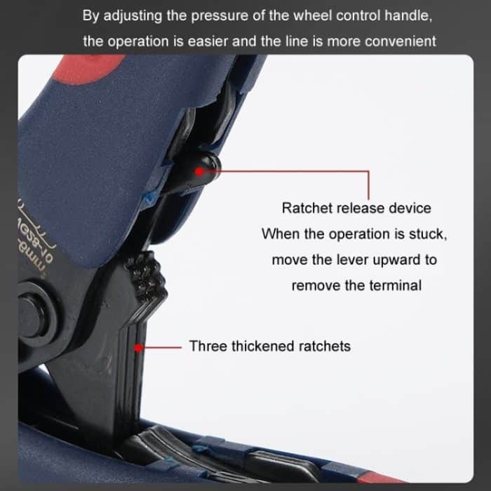 Manuelle multifunktionale VE-Anschluss-Rohr-Spezial-Crimpzange, FST-10S, FST 6-6 – Bild 6