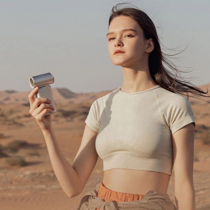 JisuLife FA55 Tragbarer kleiner Handventilator, wiederaufladbarer elektrischer Mini-Ventilator – Bild 2