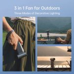 JisuLife FA55 Tragbarer kleiner Handventilator, wiederaufladbarer elektrischer Mini-Ventilator – Bild 12