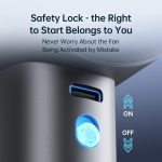 JisuLife FA53 Pro 1 Leistungsstarker Hochgeschwindigkeits-Kühlhandventilator Kleiner tragbarer Mini-Desktop-Ventilator mit USB-Aufladung – Bild 5