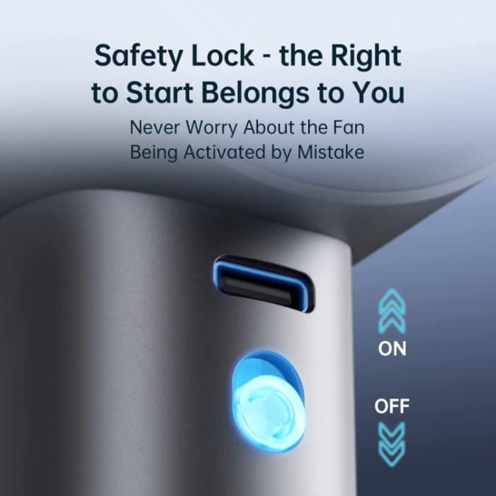 JisuLife FA53 Pro 1 Leistungsstarker Hochgeschwindigkeits-Kühlhandventilator Kleiner tragbarer Mini-Desktop-Ventilator mit USB-Aufladung – Bild 5