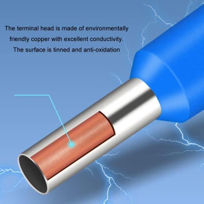 2120 teile/satz 0,5-16 MM Europäischen Stil Rohr Typ Verdrahtung Kaltpressung Terminal Set, 2120pcs /Set – Bild 5