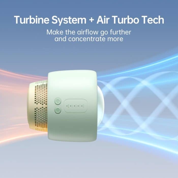 JisuLife Kinderwagen-Ventilator, Life2 Kinderwagen-Oktopus-Ventilator, tragbarer Hochgeschwindigkeits-Desktop-Clip-Ventilator, Life2 – Bild 6