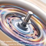 JisuLife Kinderwagen-Ventilator, Life2 Kinderwagen-Oktopus-Ventilator, tragbarer Hochgeschwindigkeits-Desktop-Clip-Ventilator, Life2 – Bild 7