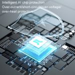 JisuLife Kinderwagen-Ventilator, Life2 Kinderwagen-Oktopus-Ventilator, tragbarer Hochgeschwindigkeits-Desktop-Clip-Ventilator, Life2 – Bild 8