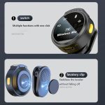 J6 Smart Digital Display Rauschunterdrückung Magnetisches kabelloses Halsbandmikrofon, Type-C, 8 Pin – Bild 13