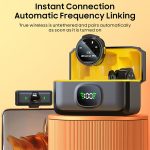 J6 Smart Digital Display Rauschunterdrückung Magnetisches kabelloses Halsbandmikrofon, Type-C, 8 Pin – Bild 4