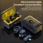 J6 Smart Digital Display Rauschunterdrückung Magnetisches kabelloses Halsbandmikrofon, Type-C, 8 Pin – Bild 6