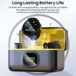 J6 Smart Digital Display Rauschunterdrückung Magnetisches kabelloses Halsbandmikrofon, Type-C, 8 Pin – Bild 7