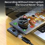 J6 Smart Digital Display Rauschunterdrückung Magnetisches kabelloses Halsbandmikrofon, Type-C, 8 Pin – Bild 8