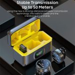 J6 Smart Digital Display Rauschunterdrückung Magnetisches kabelloses Halsbandmikrofon, Type-C, 8 Pin – Bild 10