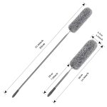 Biegsamer Teleskop-Staubwedel aus Edelstahl für den Haushalt – Bild 3