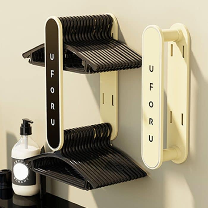 Versenkbare Kleidung Rack Organizer Multifunktionale Haushalt Loch-Freies Balkon Lagerung Regal – Bild 2