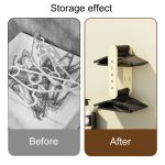 Versenkbare Kleidung Rack Organizer Multifunktionale Haushalt Loch-Freies Balkon Lagerung Regal – Bild 4