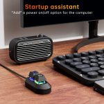 Externer Schalter für Desktop-Computer, Neustarttaste, Verlängerungskabel für die Stromversorgung des Computers, Opaque, Rubberized Oil Translucent – Bild 2