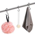 2 stücke Haushalts S Haken Zum Aufhängen Winddicht Metall Haken Mit Sicherheit Schnalle, Black, White – Bild 5