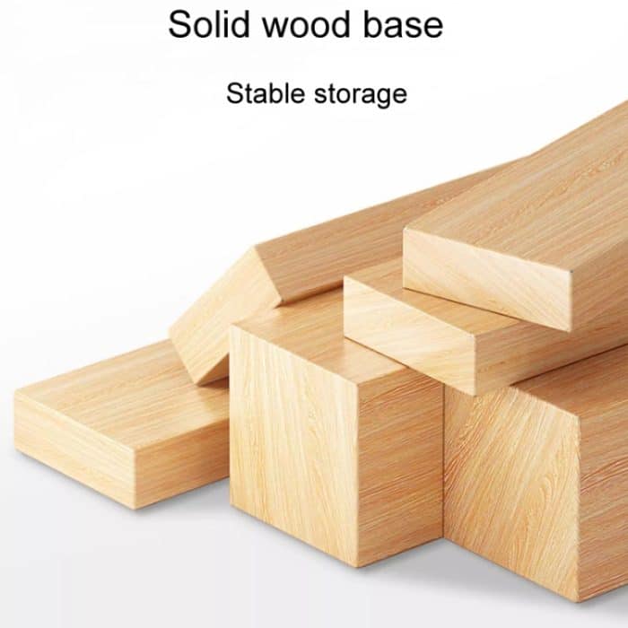 Großes, nicht stanzendes Wandregal für den Haushalt., Black Basic Model, Black Wooden Ball With Tissue Box – Bild 3