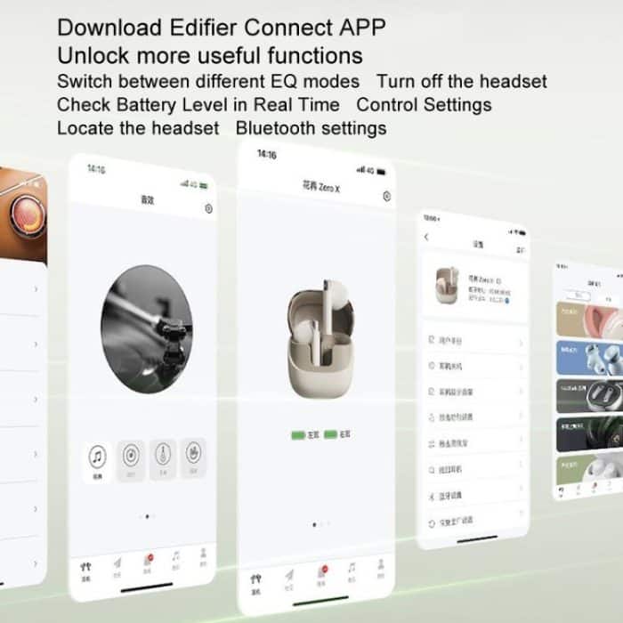 Edifier Huazai Zero X Kabellose Bluetooth-Sportkopfhörer mit Rauschunterdrückung, Standard – Bild 13