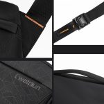 Cwatcun D133 Kamera-Brusttasche, multifunktionale, schräge, umhängebare Kamera-Umhängetasche, Small Black, Medium Black, Large Black – Bild 6