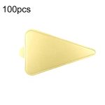 Goldene Papier Platten Dessert Bord Basis Mousse Matte Kuchen Karton Gebäck Display Tray, 100pcs /Set 118x78mm Triangle, 100pcs /Set 115x64mm  Triangle, 100pcs /Set 90mm Circle, 100pcs /Set 80mm Circle, 100pcs /Set 84x90mm Square, 100pcs /Set 70mm Squa...