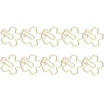 Büroklammern aus Metall in Sonderform, Dateiklassifizierung und -aufbewahrung, 10pcs /Box Sakura