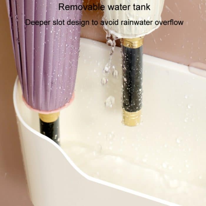 Regenschirm Lagerung Rack Hause Türrahmen Regenschirm Drainage Halter Wand Montiert Regal – Bild 6