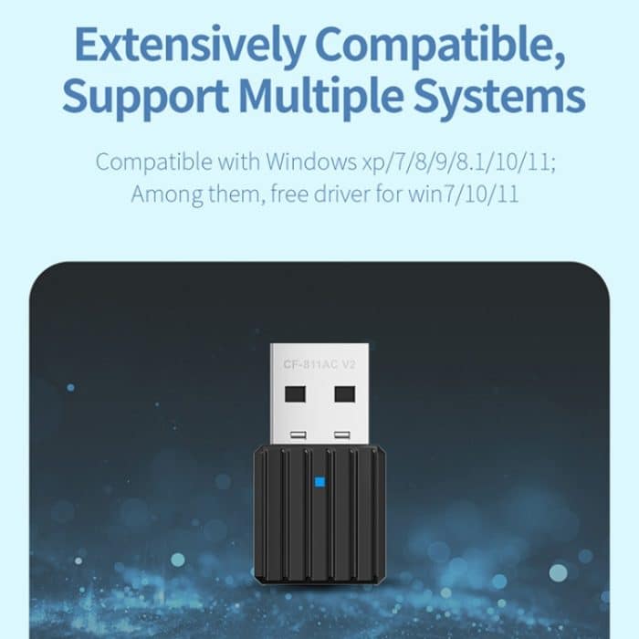 COMFAST CF-WU811AC V3 5G Dual Band 650Mbps USB Wireless Netzwerk Karte WIFI Empfänger – Bild 12