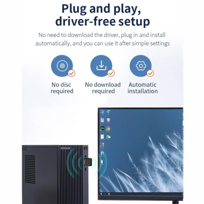 COMFAST CF-WU811AC V3 5G Dual Band 650Mbps USB Wireless Netzwerk Karte WIFI Empfänger – Bild 6