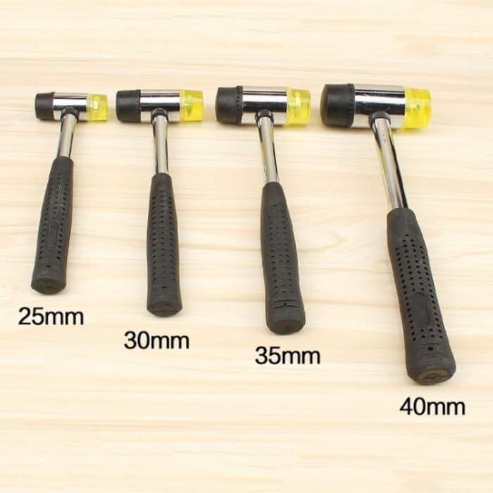 Kein Bounce Montage Hammer Handgemachte DIY Doppel Gesicht Hahn Gummi Hammer, 25mm, 30mm, 35mm, 40mm – Bild 9