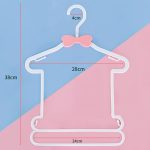 Kunststoff Kinder Kleiderständer Kinder Bekleidungsgeschäft Baby Set Kleiderbügel – Bild 4