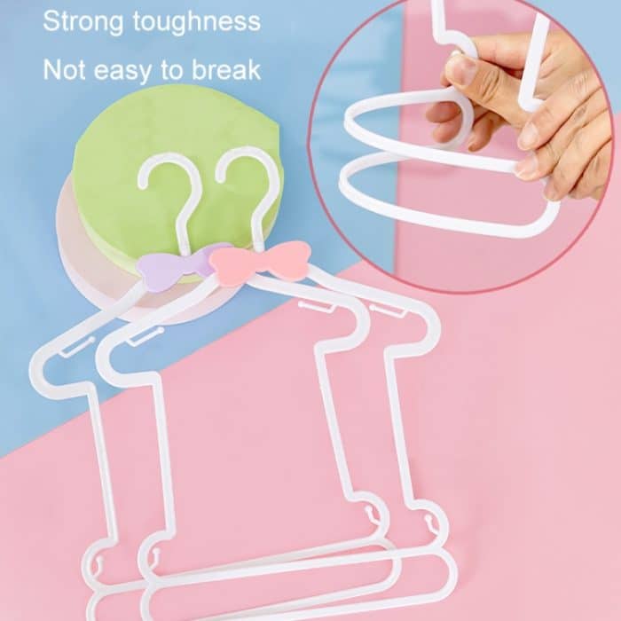 Kunststoff Kinder Kleiderständer Kinder Bekleidungsgeschäft Baby Set Kleiderbügel – Bild 5