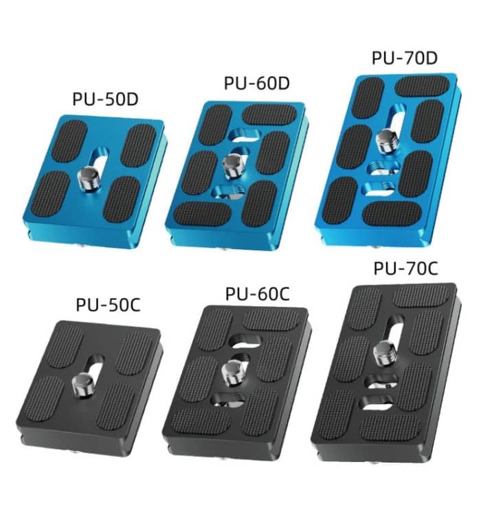 Für Arca Typ SLR Kamera PU Quick Release Platte Aluminium Legierung CNC Ball Kopf Quick Release Platte, BEXIN PU-50C, BEXIN PU-50D, BEXIN PU-60C, BEXIN PU-60D, BEXIN PU-70C, BEXIN PU-70D – Bild 3