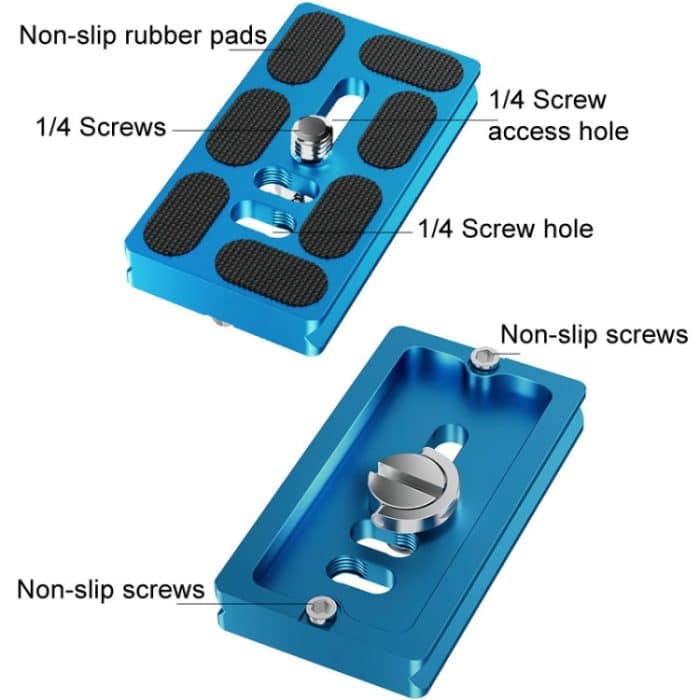 Für Arca Typ SLR Kamera PU Quick Release Platte Aluminium Legierung CNC Ball Kopf Quick Release Platte, BEXIN PU-50C, BEXIN PU-50D, BEXIN PU-60C, BEXIN PU-60D, BEXIN PU-70C, BEXIN PU-70D – Bild 4