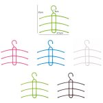 3-lagiger rutschfester Kleiderständer Fishbone Multifunktionaler Kleiderbügel zur Aufbewahrung – Bild 3