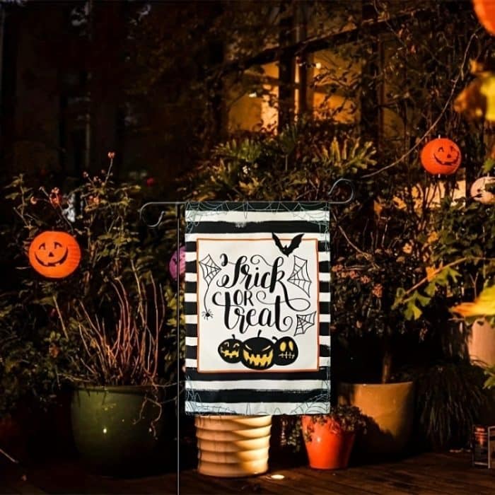 Gartenflagge Anhänger Halloween Dekoration Hängende Flagge, A Model, B Model, C Model, D Model, E Model – Bild 6
