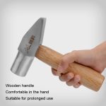 Silberschmiedehammer, kleiner Hammer mit kurzem Griff, handgefertigt, runder Kopf, Entenschnabelhammer, MYTEC Small, MYTEC Medium, MYTEC Large – Bild 4