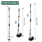 JY-6010 Einziehbare rotierende Reinigungsbürste für den Haushalt mit doppeltem Verwendungszweck für Badezimmergläser, 6-in-1, 9-in-1 – Bild 2