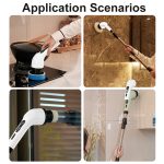 JY-6010 Einziehbare rotierende Reinigungsbürste für den Haushalt mit doppeltem Verwendungszweck für Badezimmergläser, 6-in-1, 9-in-1 – Bild 10