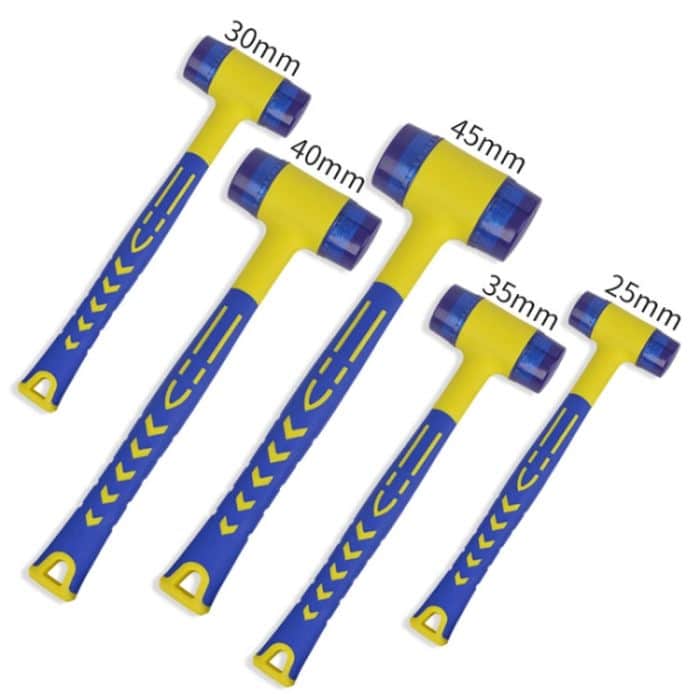 Abnehmbare Bodenflieseninstallation, weicher Hammer, Tür-/Fensterhammer, 25mm, 30mm, 35mm, 40mm, 45mm – Bild 2