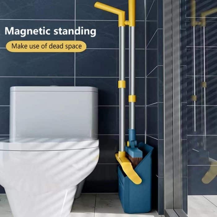 Besen- und Kehrschaufel-Set mit doppelseitiger Zahnung, Magnetic Blue, Magnetic White, Snap Blue, Snap White – Bild 6