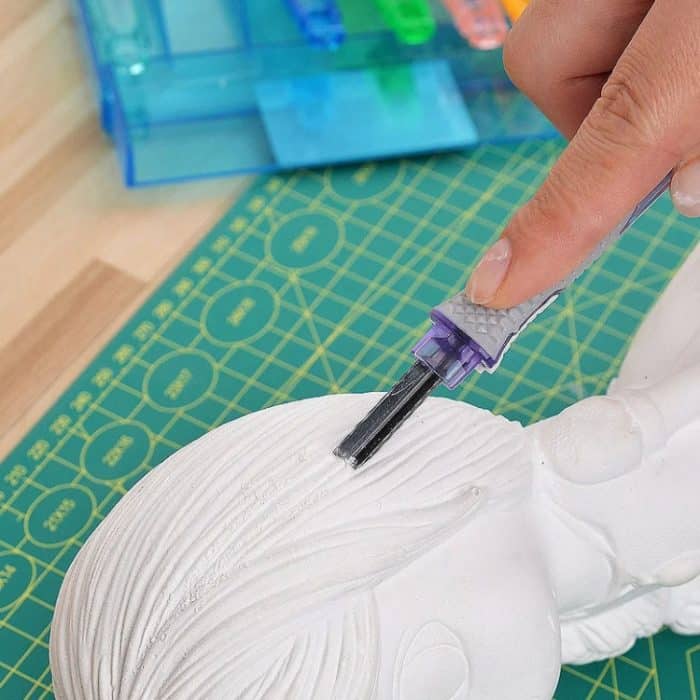 Carpenter Seal Carving Tools Legierung Bit Kunststoffgriff Tranchiermesser, MYTEC 4 In 1, MYTEC 5 In 1, MYTEC 6 In 1 – Bild 2