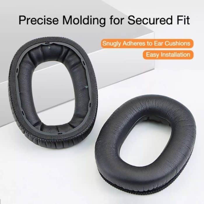 1 Paar Ohrenschützer aus weichem Leder für Headsets mit Schwamm, For Marshall Monitor 2 – Bild 3